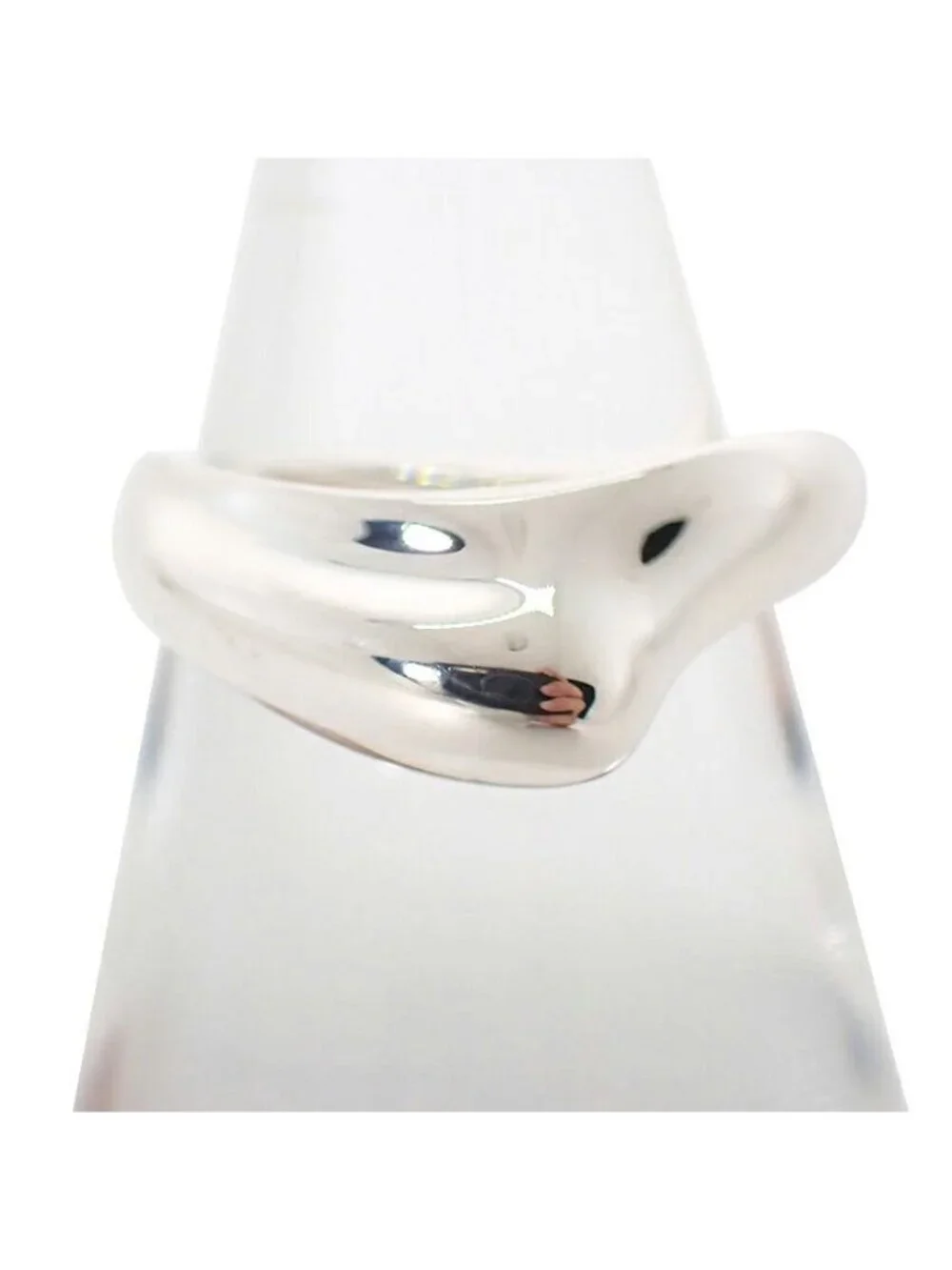 Tiffany & Co 925 Curved Wave Ring